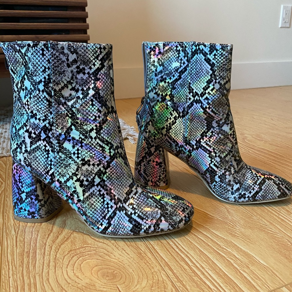 Metallic Boots